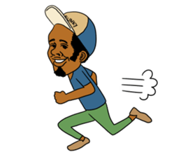 Funky soul man sticker #10996692