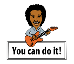 Funky soul man sticker #10996701