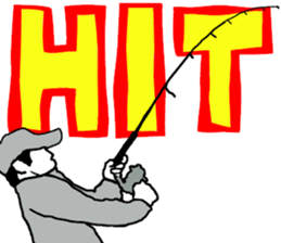 jiging fishing Sticker sticker #10996803