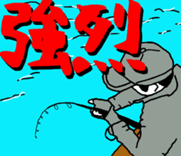 jiging fishing Sticker sticker #10996805