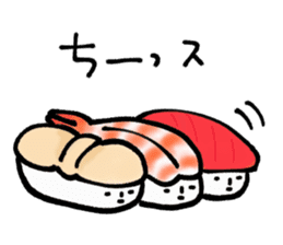 Fun sushi sticker #10997266