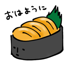 Fun sushi sticker #10997269