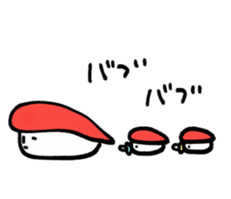 Fun sushi sticker #10997289