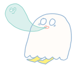 -- OBAKE-KUN -- sticker #10997432