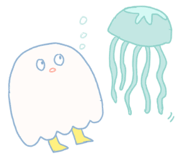 -- OBAKE-KUN -- sticker #10997456