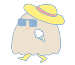 -- OBAKE-KUN -- sticker #10997458