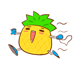 Pineapple King sticker #10997478