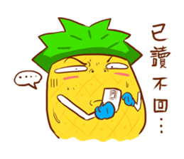 Pineapple King sticker #10997479