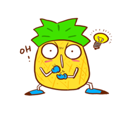 Pineapple King sticker #10997482