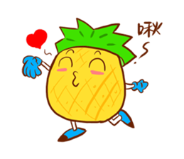 Pineapple King sticker #10997483