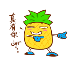 Pineapple King sticker #10997487