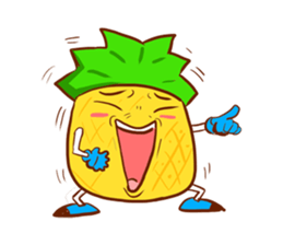 Pineapple King sticker #10997493