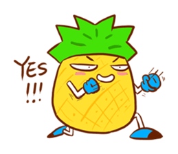 Pineapple King sticker #10997496