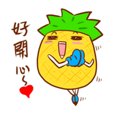 Pineapple King sticker #10997497