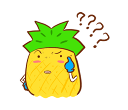 Pineapple King sticker #10997501