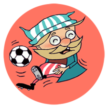 Happy Old man sticker #10998313