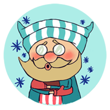 Happy Old man sticker #10998335