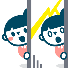 Woman of simple sticker. Eng.