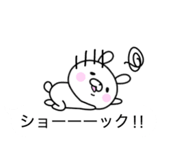 Pink cheek rabbit 1 sticker #10998548