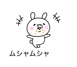 Pink cheek rabbit 1 sticker #10998557