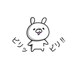 Pink cheek rabbit 1 sticker #10998564