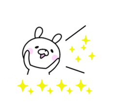 Pink cheek rabbit 1 sticker #10998576