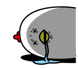 Maybe surreal bird sticker #10998993