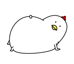 Maybe surreal bird sticker #10999002