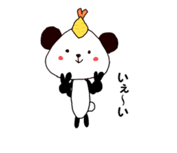 Tenmusu Panda sticker #10999270