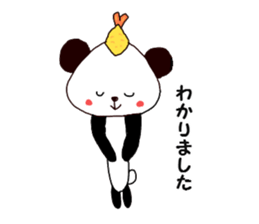 Tenmusu Panda sticker #10999277