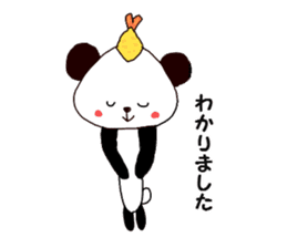 Tenmusu Panda sticker #10999277