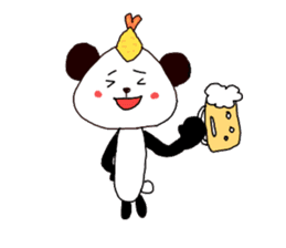 Tenmusu Panda sticker #10999286