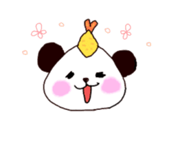 Tenmusu Panda sticker #10999302