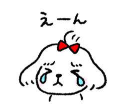 A Maltese dog's Sticker sticker #10999521