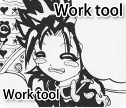 Children cartoon version of the first. sticker #10999771