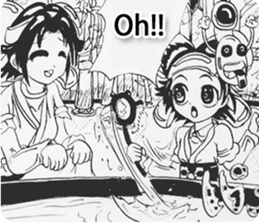 Children cartoon version of the first. sticker #10999772