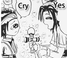 Children cartoon version of the first. sticker #10999780