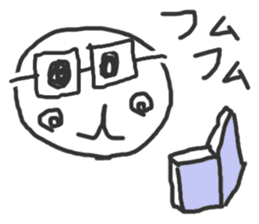 Daily life of Maruhiko sticker #11000234