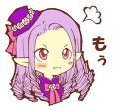 Flowers and Elf sticker #11000643