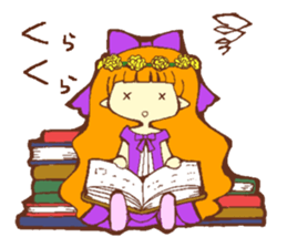 Flowers and Elf sticker #11000646