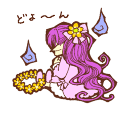 Flowers and Elf sticker #11000652