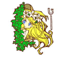 Flowers and Elf sticker #11000655