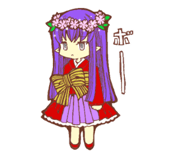 Flowers and Elf sticker #11000658