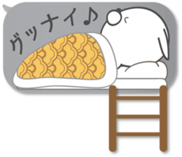 Large size, Rabbit balloon sticker 2 sticker #11001019