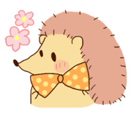 Plump hedgehog sticker #11001360