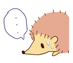 Plump hedgehog sticker #11001366