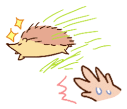 Plump hedgehog sticker #11001375