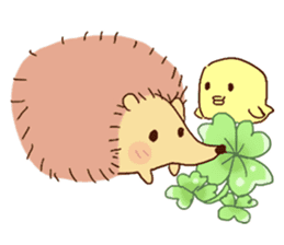 Plump hedgehog sticker #11001380