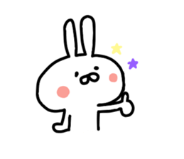 Yururin Rabbit by yotty sticker #11001867