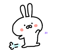 Yururin Rabbit by yotty sticker #11001871